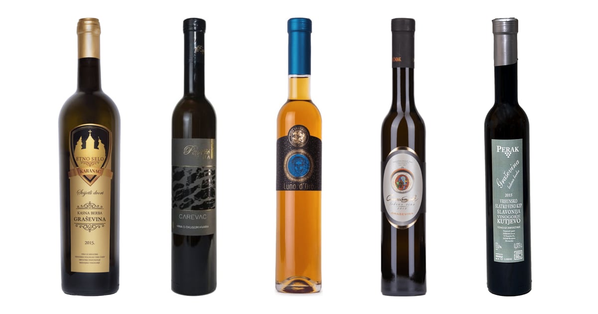 Desertna vina iz regije: ledeno vino, kasna berba i prošek