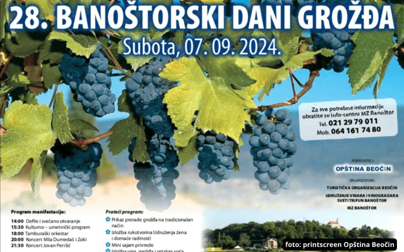 Banoštorski dani grožđa 2026