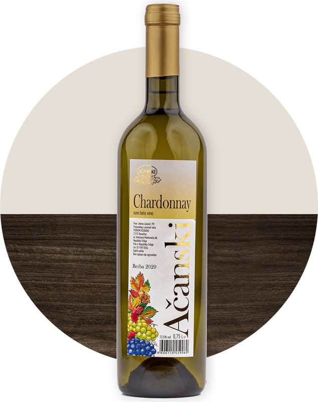 Chardonnay, Vinarija Ačanski