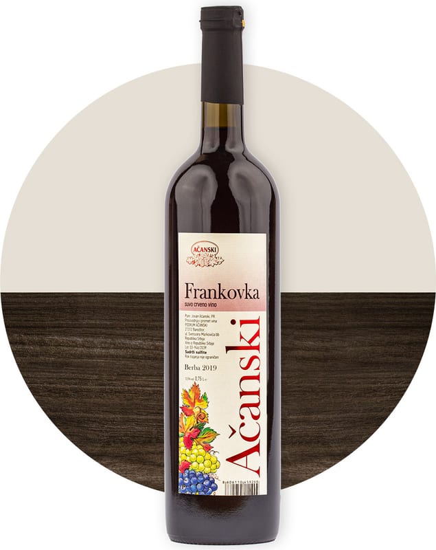 Frankovka, Vinarija Ačanski