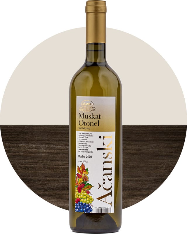Muskat otonel, Vinarija Ačanski