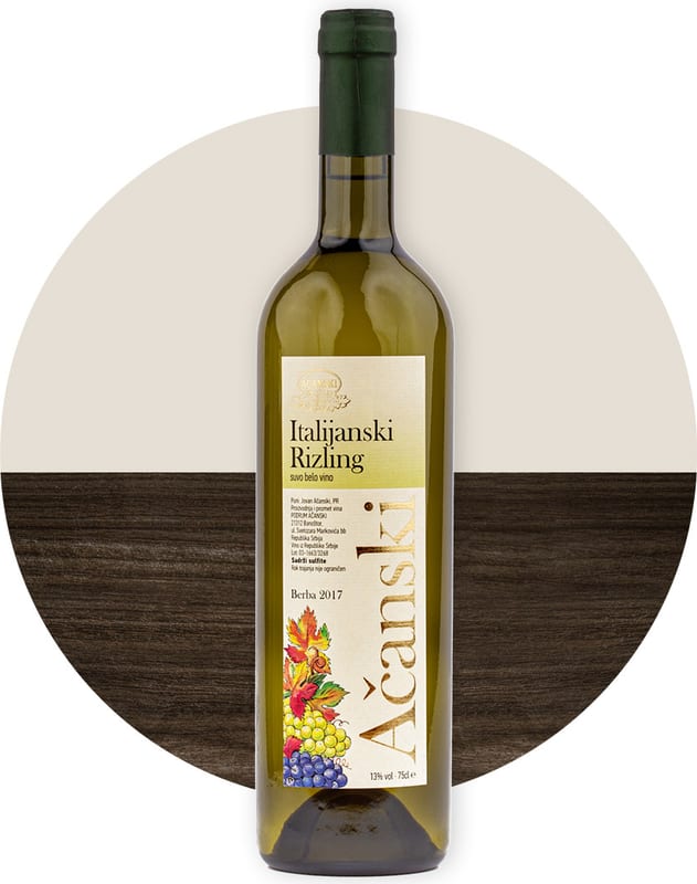 Rizling italijanski, Vinarija Ačanski